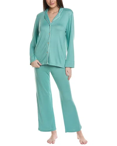 N Natori 2pc Oasis Pajama Set In Green