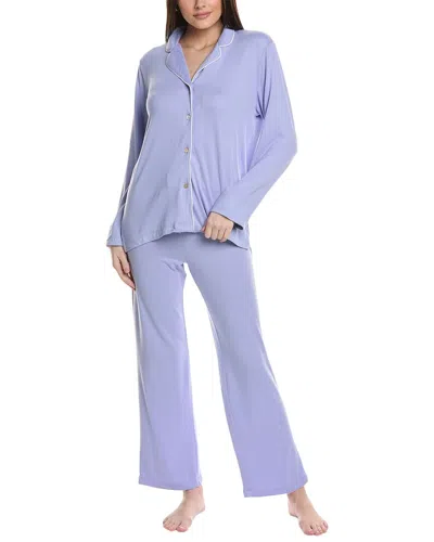 N Natori 2pc Oasis Pajama Set In Purple