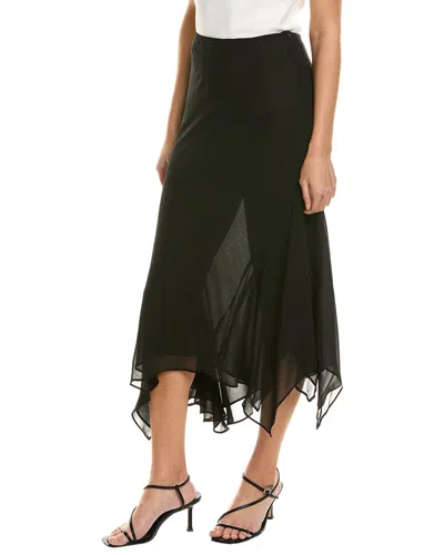 Bardot Suki Georgette Midi Skirt In Black