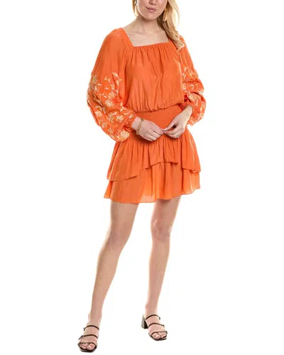 Ramy Brook Santiago Dress In Orange