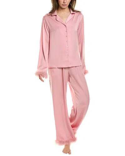 Rachel Parcell 2pc Pajama Set In Pink