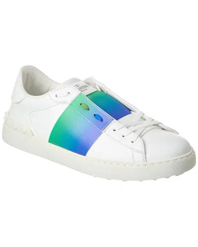 Valentino Garavani Valentino Leather Sneaker In White