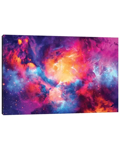 Icanvas Artistic Xi - Colorful Nebula By Tenyo Marchev Wall Art