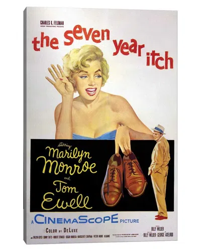 Icanvas The Seven Year Itch Film Poster By Radio Days Wall Art