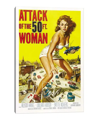 Icanvas Attack Of The 50 Foot Woman Vintage Movie Poster By Reynold Brown Wall Art