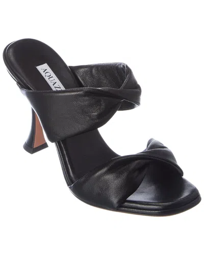Aquazzura Women's Twist Sandals In Black