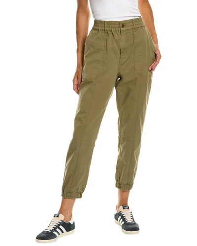 Michael Stars Sunny Mid-rise Tapered Pant In Green