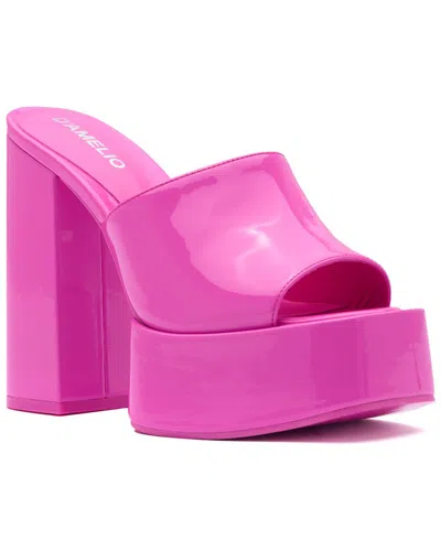 D'amelio Footwear Ravina Platform Slide In Pink