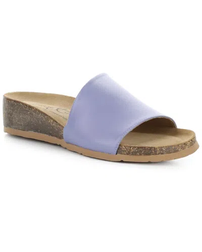 Bos. & Co. Lux Leather Sandal In Purple