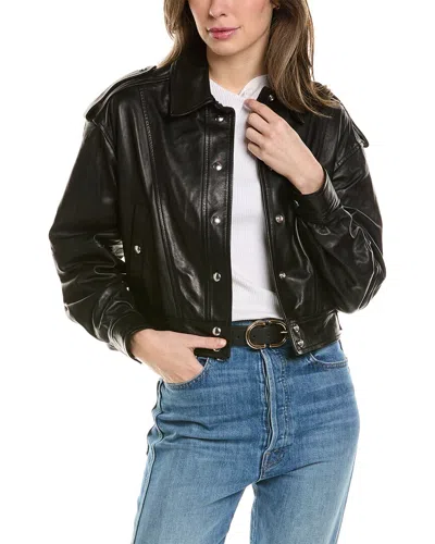 Iro Leather Jacket In Black