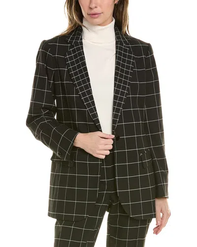 Anne Klein Notch Collar Jacket In Black