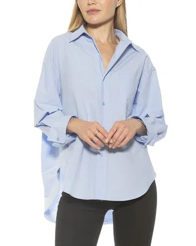 Alexia Admor Amber Shirt In Blue