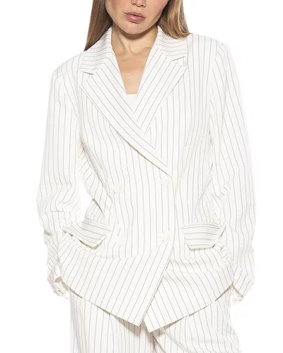 Alexia Admor Indigo Blazer In White