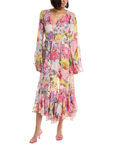 Rococo Sand Wrap Dress In Pink