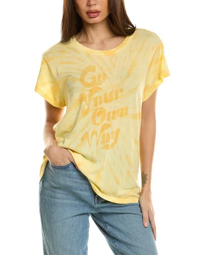 Chaser Bella T-shirt In Yellow