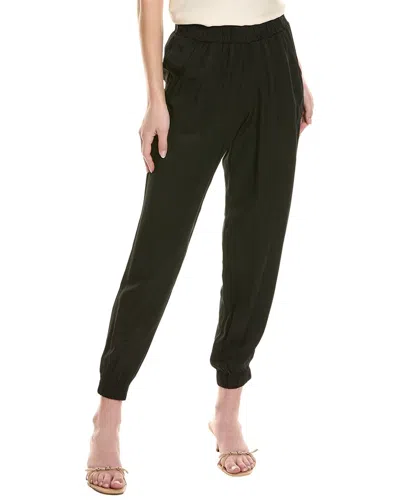 Stateside Satin Jogger Pant In Black