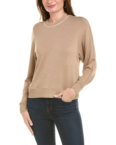Splendid Supersoft Bliss Crewneck Pullover In Brown