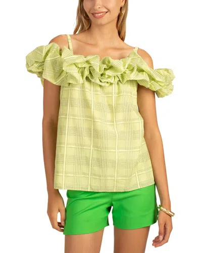 Trina Turk Primrose Top In Green