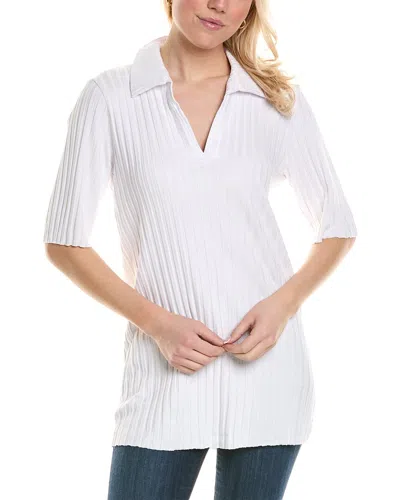 Stateside 12x12 Siro Rib Henley Tunic In White