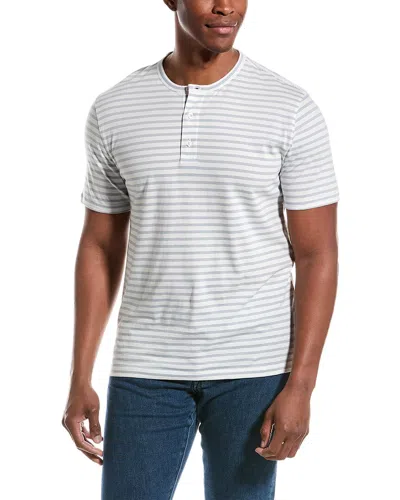 Vince Stripe Henley In Blue