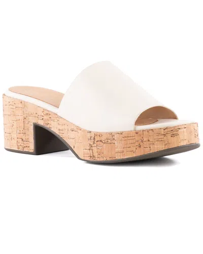 Seychelles One Of A Kind Leather Sandal In White