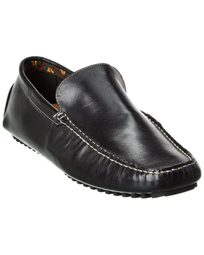 Donald Pliner Vic Leather Loafer In Black