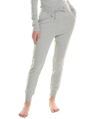 Rachel Parcell Waffle Fitted Jogger Pant In Grey