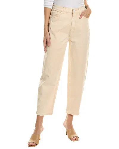 Current Elliott Current/elliott The Jaunt Vanilla Balloon Leg Jean In White