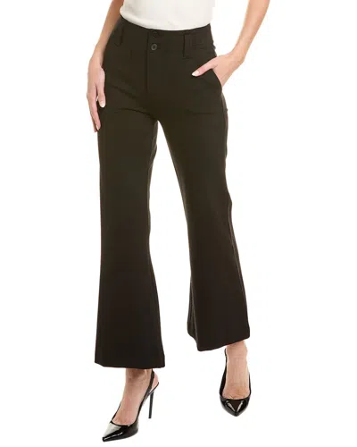Fate Two Pocket Ponte Flare Pant In Black