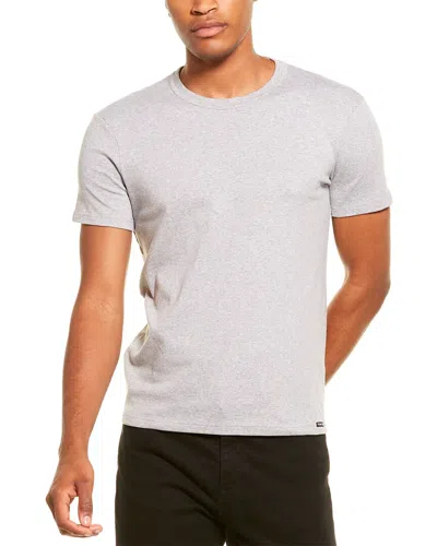 Tom Ford Crewneck T-shirt In Grey