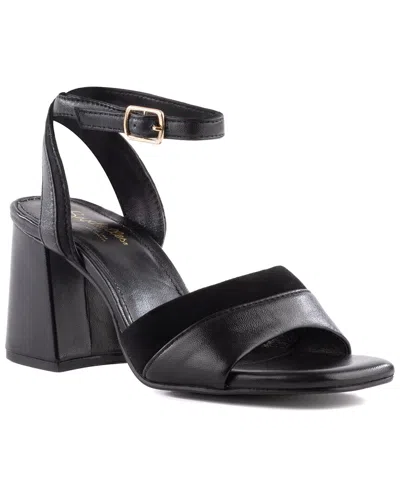 Seychelles Altar Leather & Suede Sandal In Black