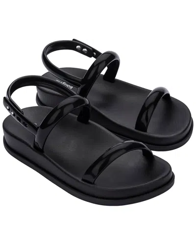 Melissa Shoes Soft Wave Sandal In Black