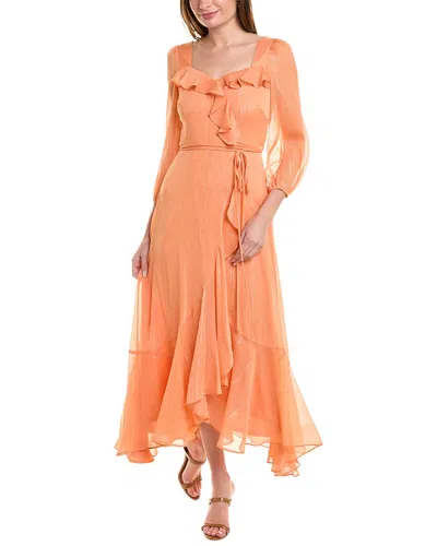 Maison Tara Lorelai Maxi Dress In Orange