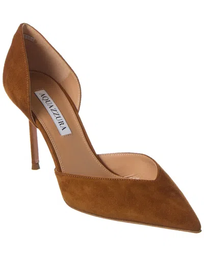 Aquazzura Uptown Pump 85 In Brown