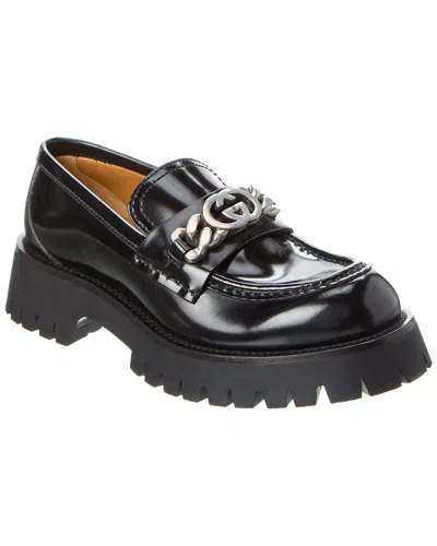 Gucci Horsebit Leather Loafer In Black