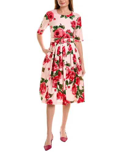 Samantha Sung Florence Midi Dress In Pink