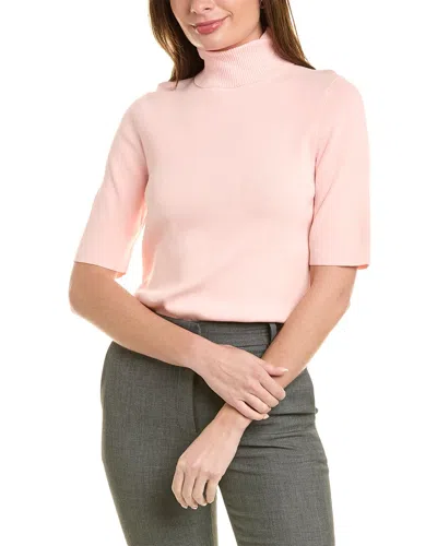 Anne Klein Turtleneck Sweater In Pink