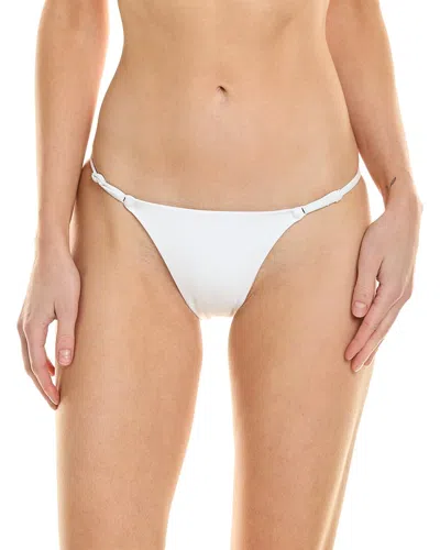 Onia Adjustable String Bikini Bottom In White