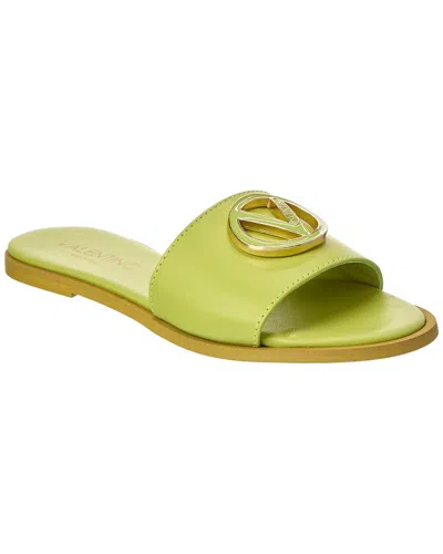 Valentino By Mario Valentino Bugola Leather Sandal In Green