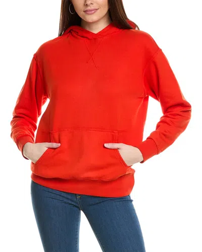 Monrow 90's Classic Hoodie In Red