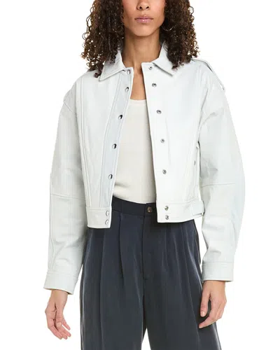 Iro Leather Jacket In White