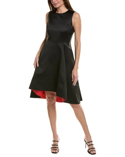 Lafayette 148 New York Fit-and-flare Dress In Black
