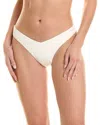 Weworewhat Delilah Bikini Bottom In White