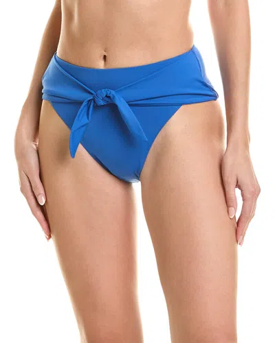 Weworewhat Riviera Bikini Bottom In Blue