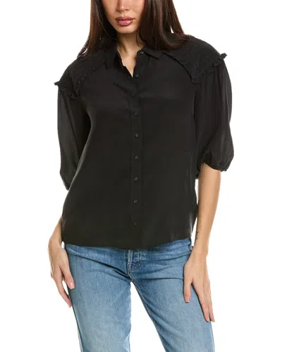 Joie Austin Silk Top In Black