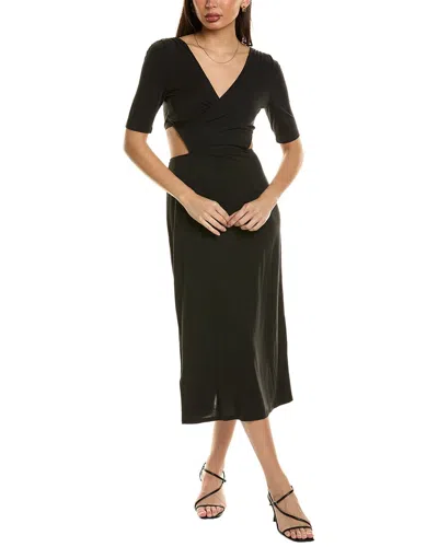 Equipment Genevieve Midi Dress In Black