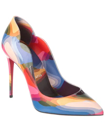 Christian Louboutin Hot Chick 100 Leather Pump In Multi
