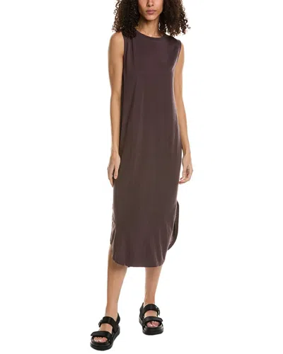 Project Social T Snap Out Of It Tank Dress In Brown