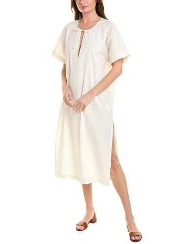 Onia Poplin Home Caftan In White