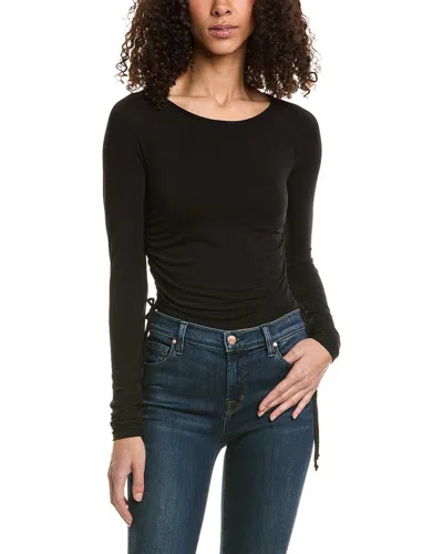 Project Social T Naya Ruched Side Top In Black